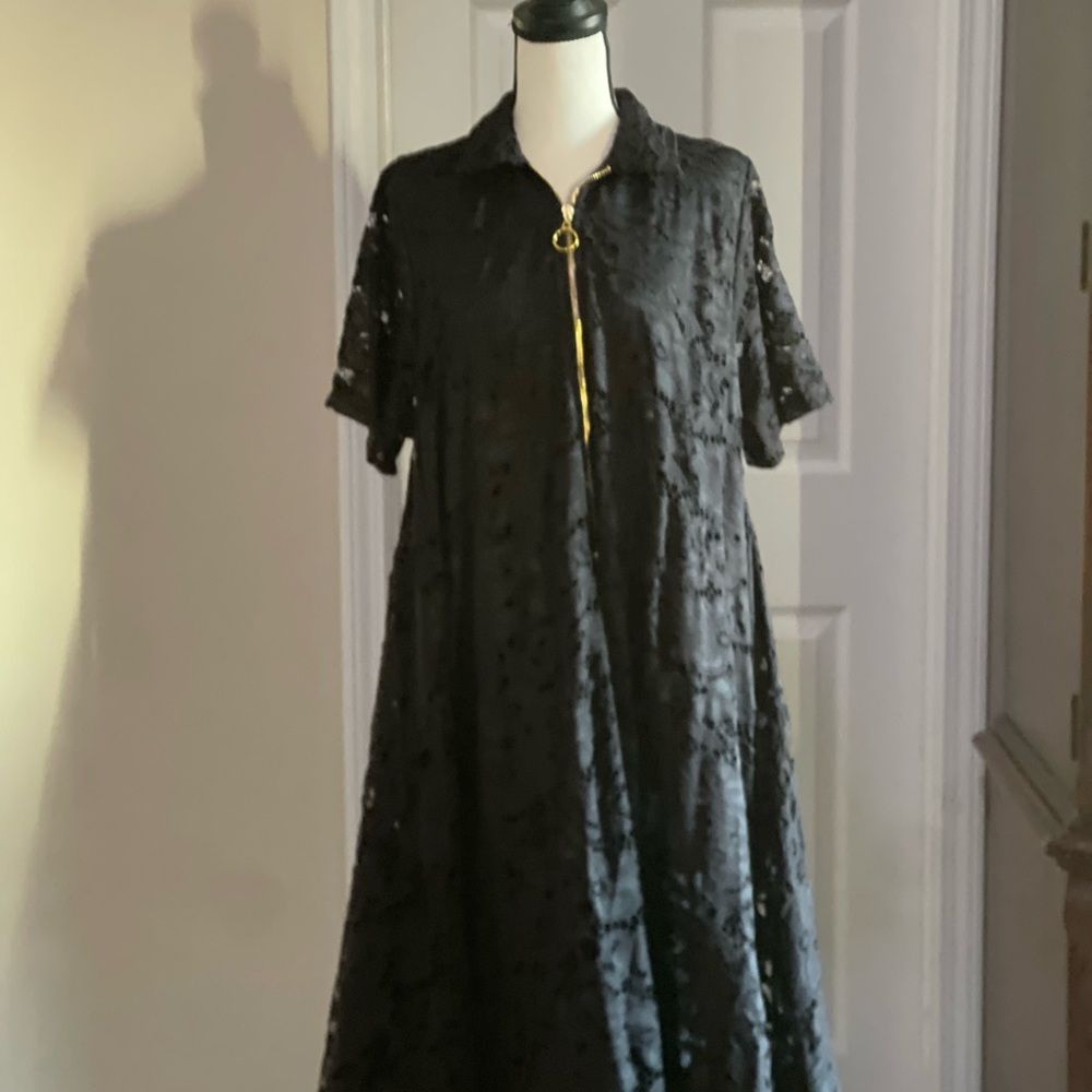 Elegant Black Lace Dress